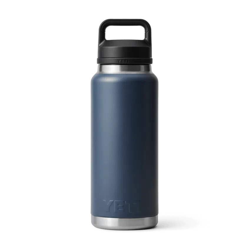 YETI Rambler 26 OZ  760ml  Bottle With Chug Cap - Navy - Image 4