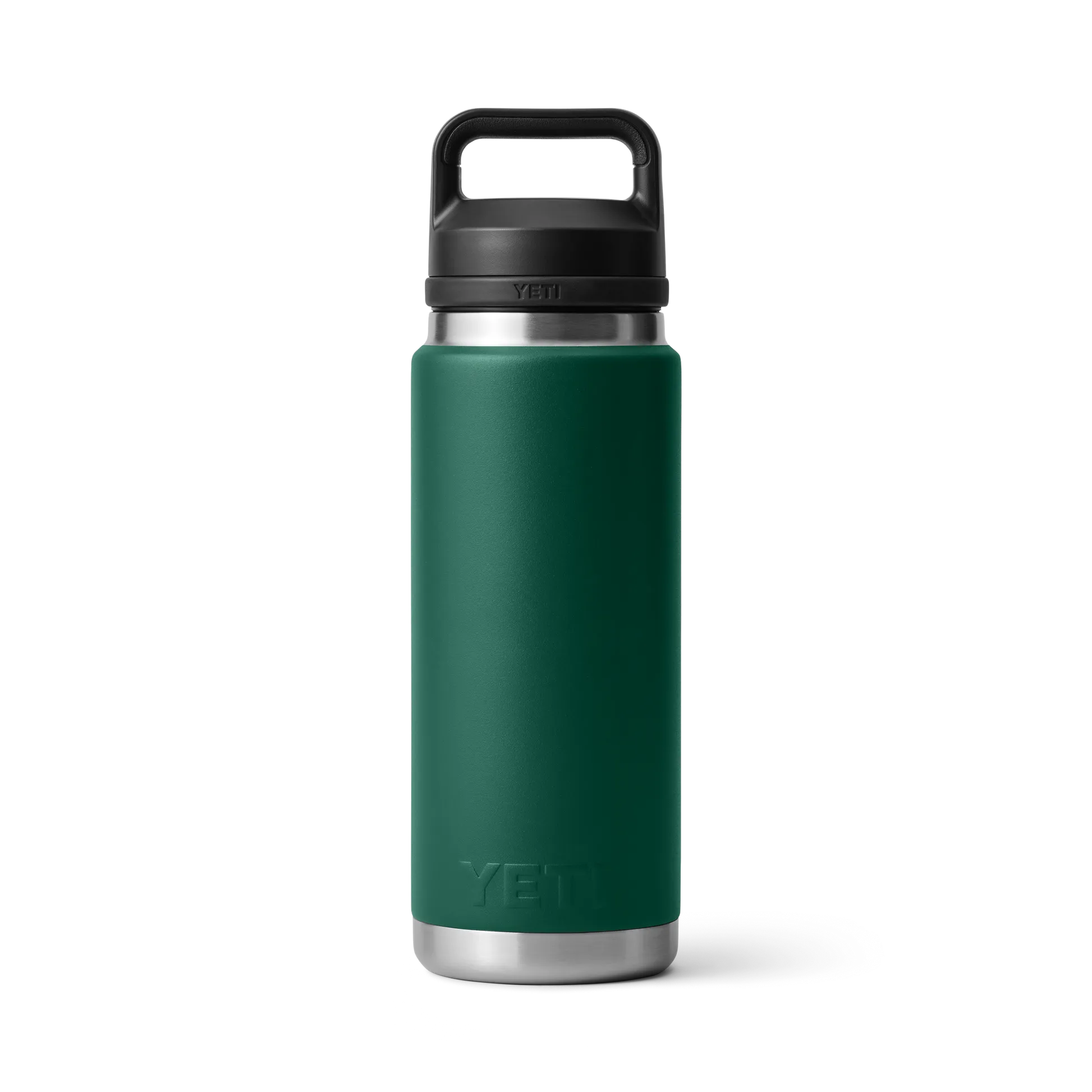 YETI Rambler 26 OZ 769 ML  Bottle With Chug Cap- Black Forest Green - Image 3