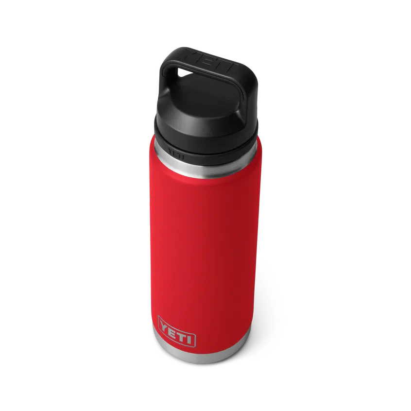 YETI Rambler 26 OZ   769 ML  Bottle With Chug Cap - Red - Image 4