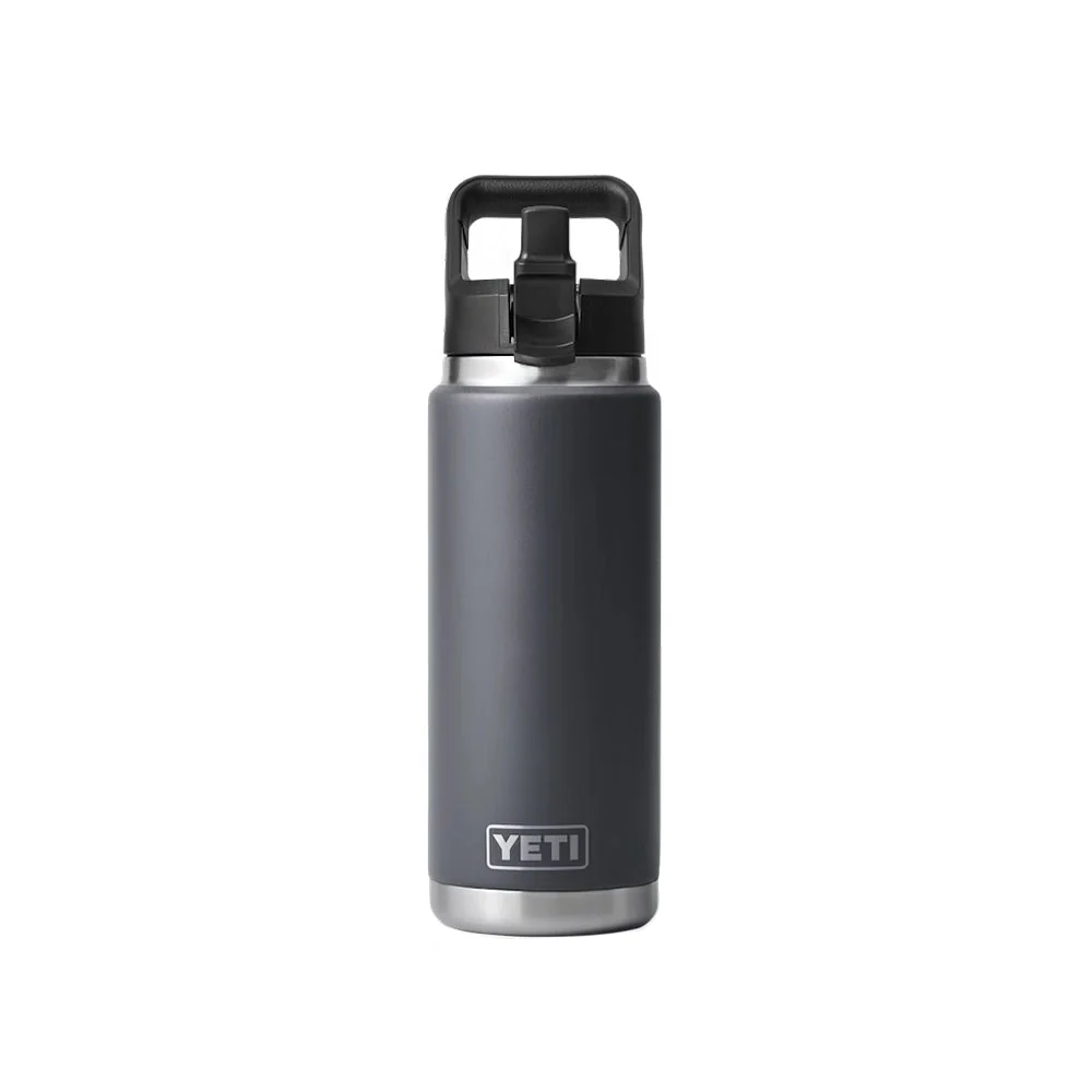 YETI Rambler 26 OZ 769 ML Bottle With Straw Cap - Charcoal