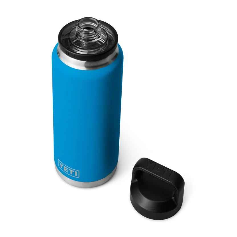 YETI Rambler 36 OZ 1 L Bottle With Chug Cap - Big Wave Blue - Image 2