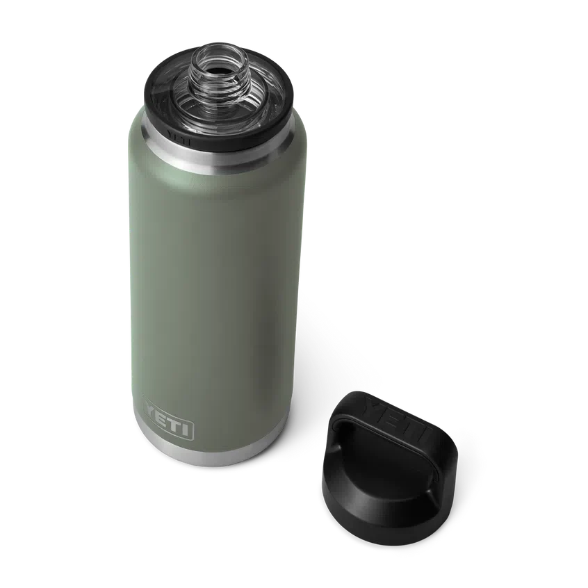 YETI Rambler 36 OZ  1 L  Bottle With Chug Cap - Camp Green - Image 4