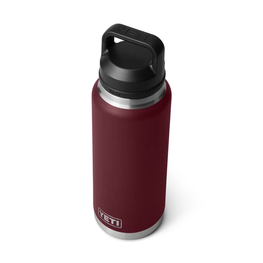 YETI Rambler 36 OZ  1 L  Bottle With Chug Cap - Wild Vine Red - Image 2