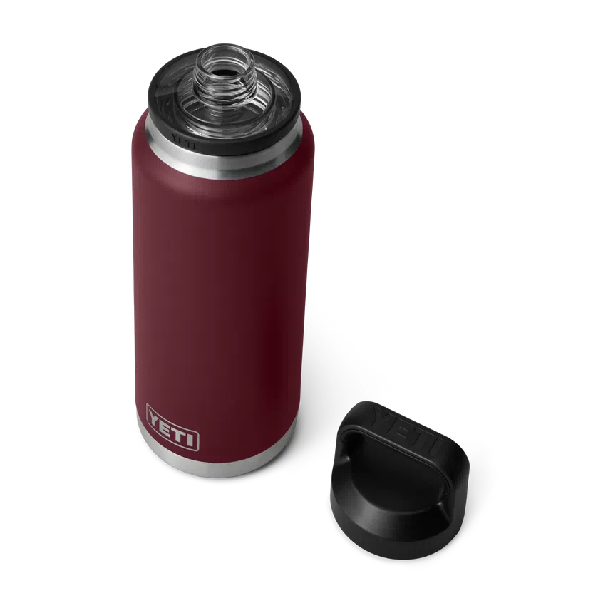 YETI Rambler 36 OZ  1 L  Bottle With Chug Cap - Wild Vine Red - Image 3