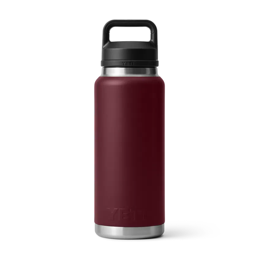 YETI Rambler 36 OZ  1 L  Bottle With Chug Cap - Wild Vine Red - Image 4