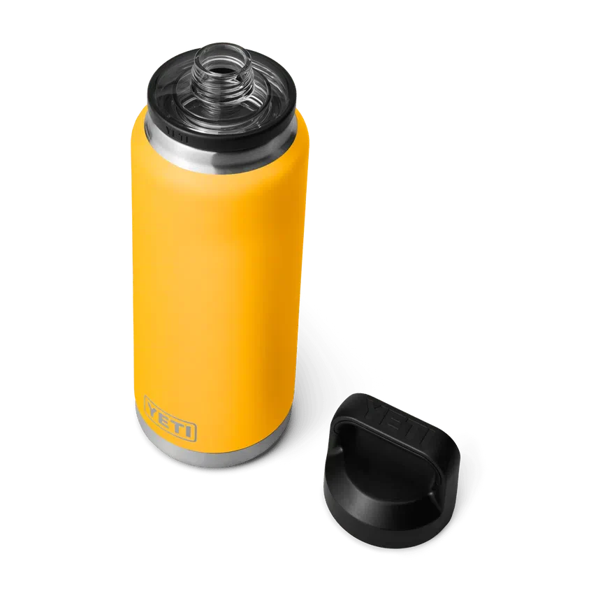 YETI Rambler 36 OZ 1 L Bottle With Chug Cap - Alpine Yellow - Image 2