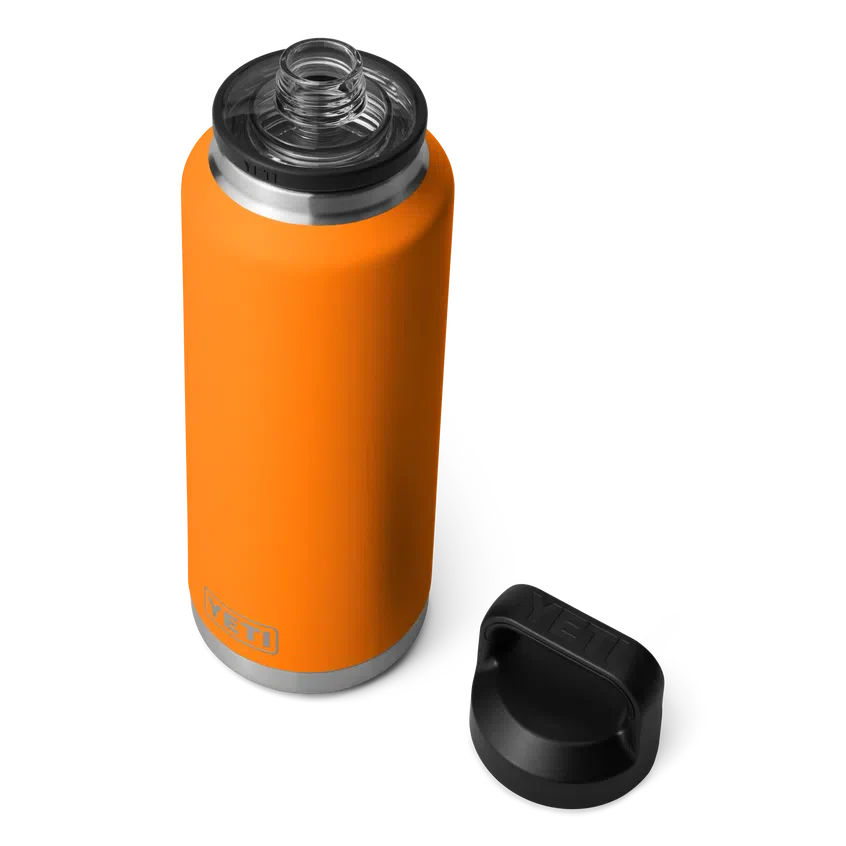 YETI Rambler 46 OZ  1.4L  Bottle With Chug Cap - King Crab Orange - Image 2