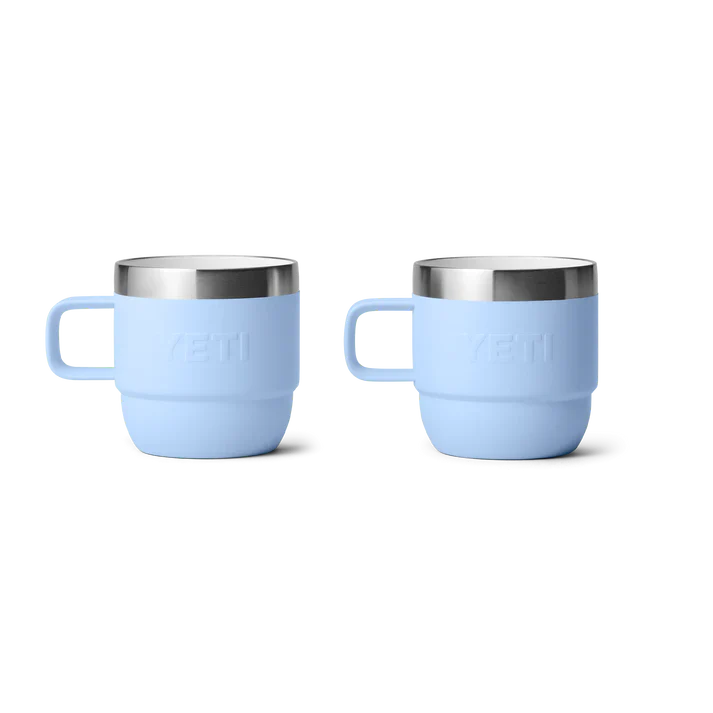 YETI Rambler 6 OZ 177 ML Stackable Mugs- Big Sky Blue - Image 6