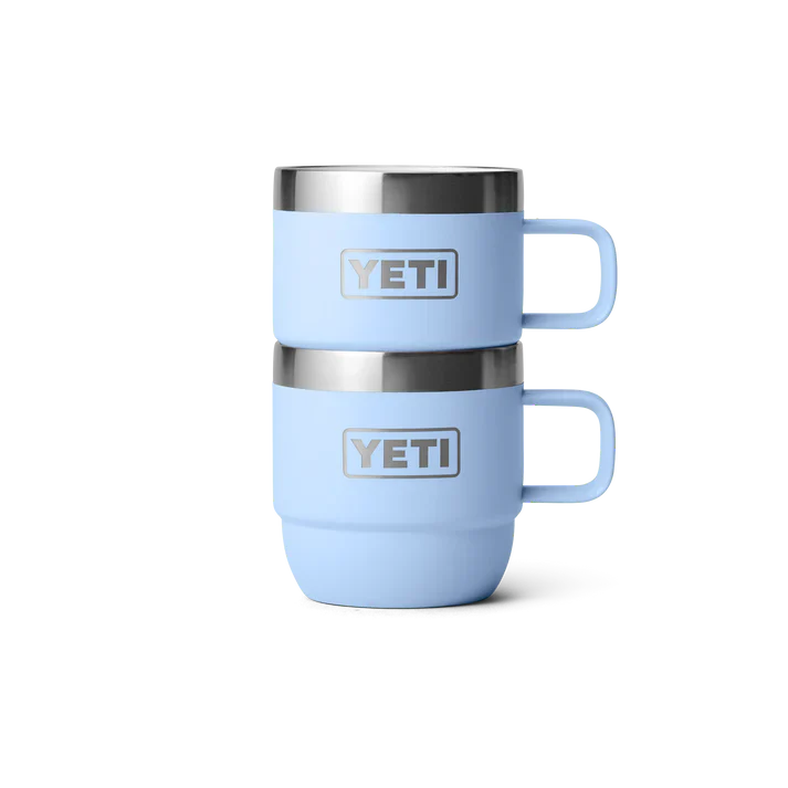 YETI Rambler 6 OZ 177 ML Stackable Mugs- Big Sky Blue - Image 7