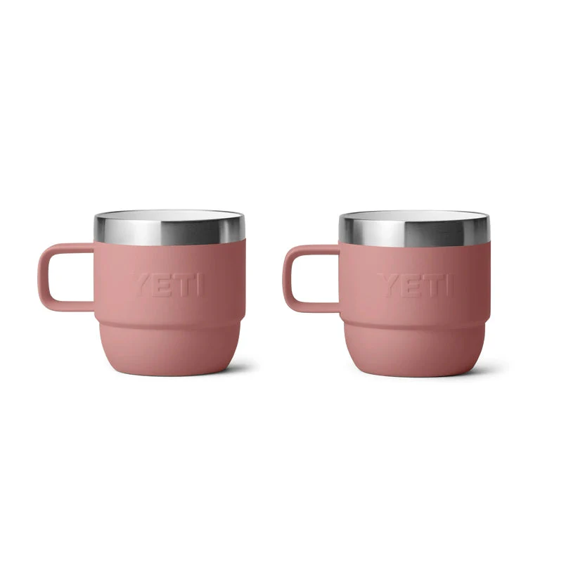 YETI Rambler 6 OZ 177 ML Stackable Mugs - Sandstone Pink - Image 2