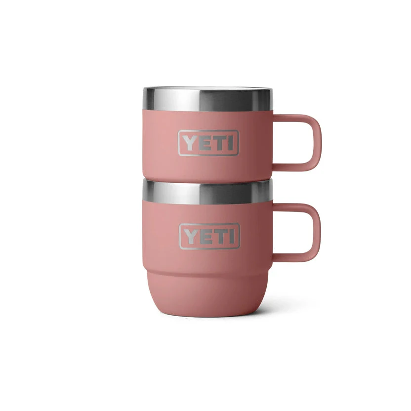 YETI Rambler 6 OZ 177 ML Stackable Mugs - Sandstone Pink - Image 3