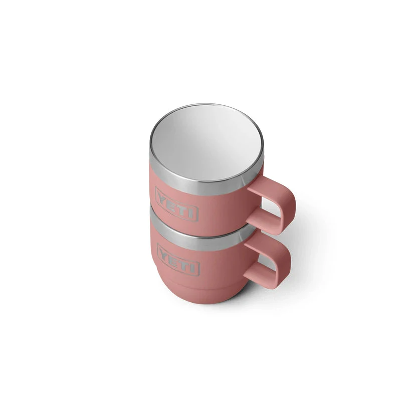 YETI Rambler 6 OZ 177 ML Stackable Mugs - Sandstone Pink - Image 4
