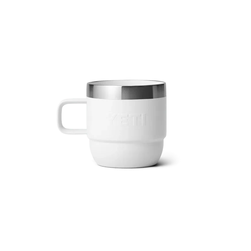 YETI Rambler 6 OZ 177 ML Stackable Mugs - White - Image 4