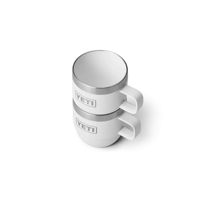 YETI Rambler 6 OZ 177 ML Stackable Mugs - White - Image 5