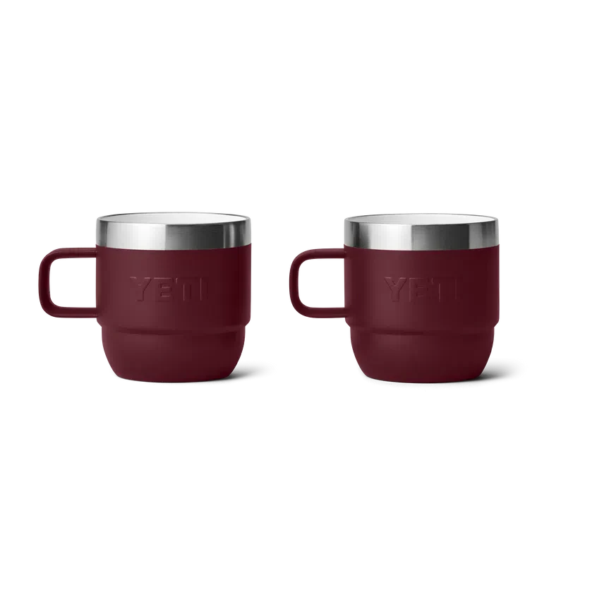 YETI Rambler 6 OZ 177 ML Stackable Mugs - Wild Vine Red - Image 2