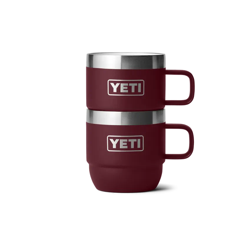 YETI Rambler 6 OZ 177 ML Stackable Mugs - Wild Vine Red - Image 3