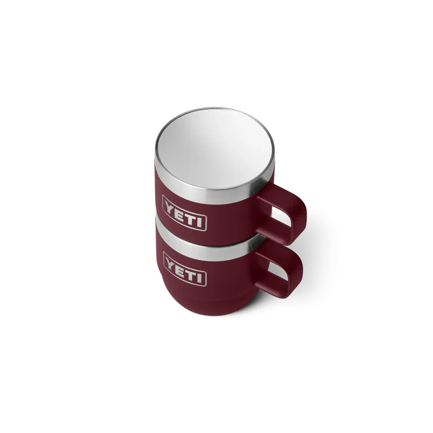 YETI Rambler 6 OZ 177 ML Stackable Mugs - Wild Vine Red - Image 4