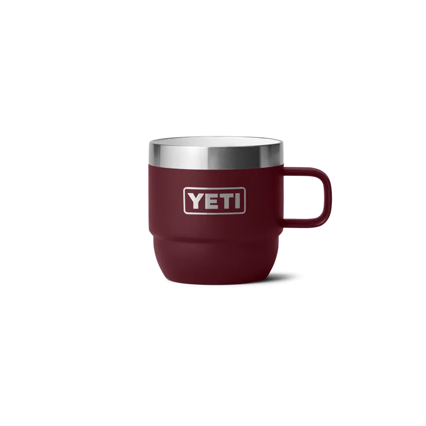 YETI Rambler 6 OZ 177 ML Stackable Mugs - Wild Vine Red - Image 5