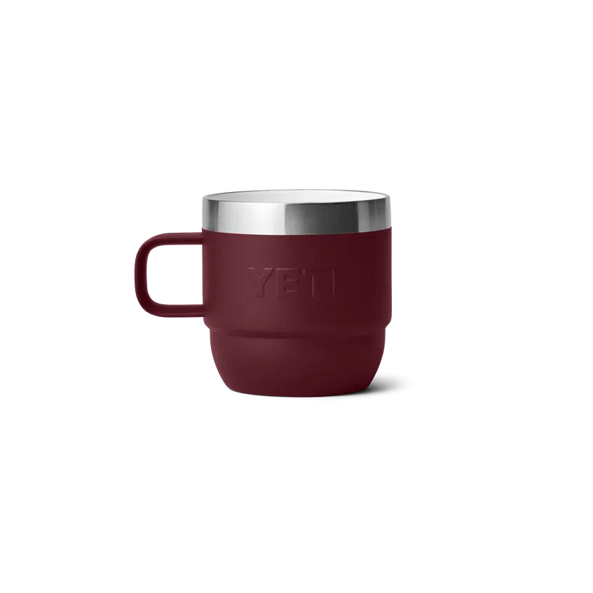 YETI Rambler 6 OZ 177 ML Stackable Mugs - Wild Vine Red - Image 7