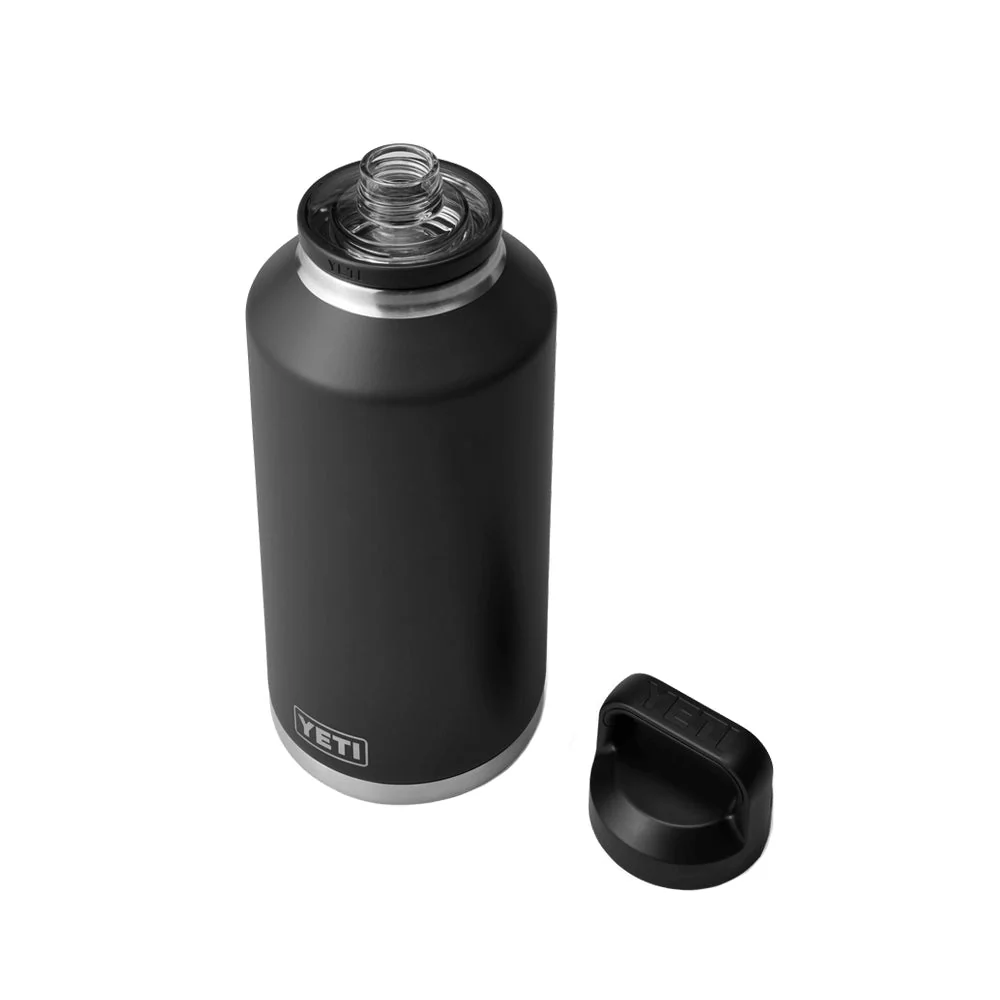 YETI Rambler 64 OZ 1.9 L Bottle With Chug Cap - Black - Image 2