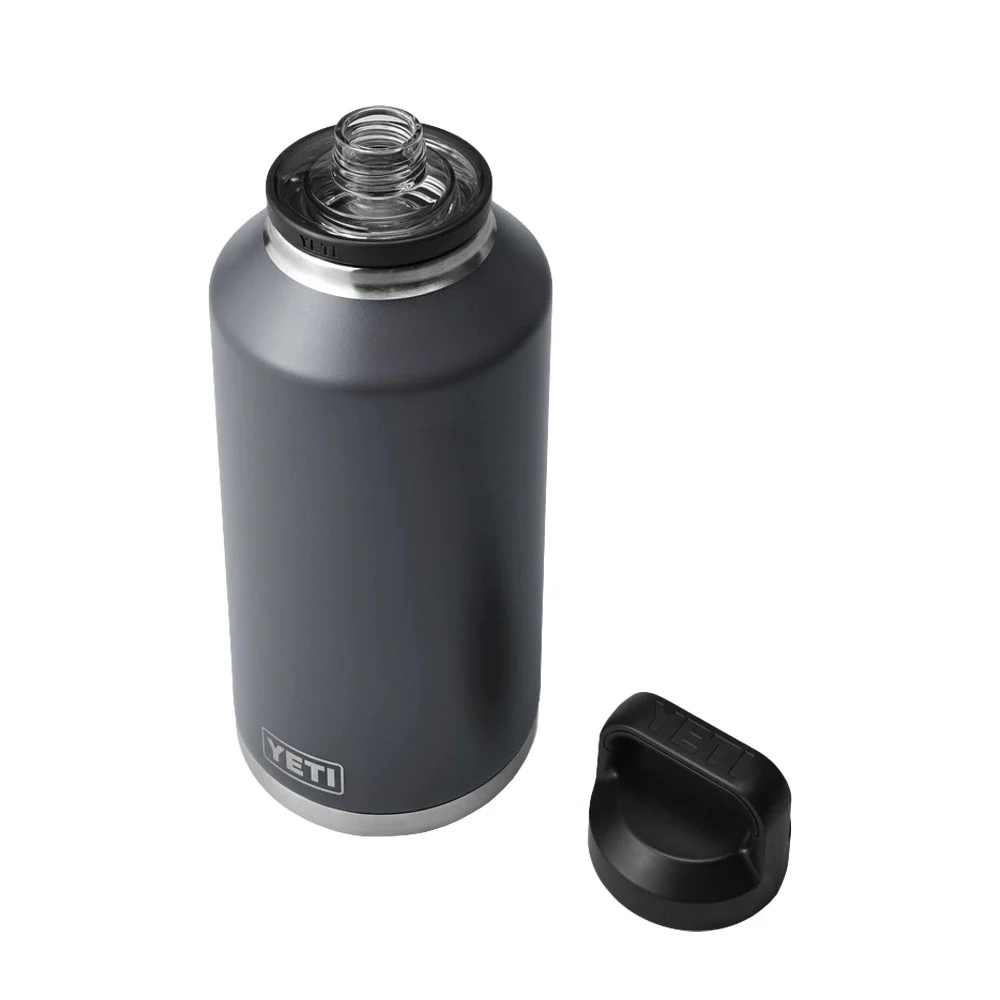 YETI Rambler 64 OZ 1.9 L Bottle With Chug Cap - Charcoal - Image 4