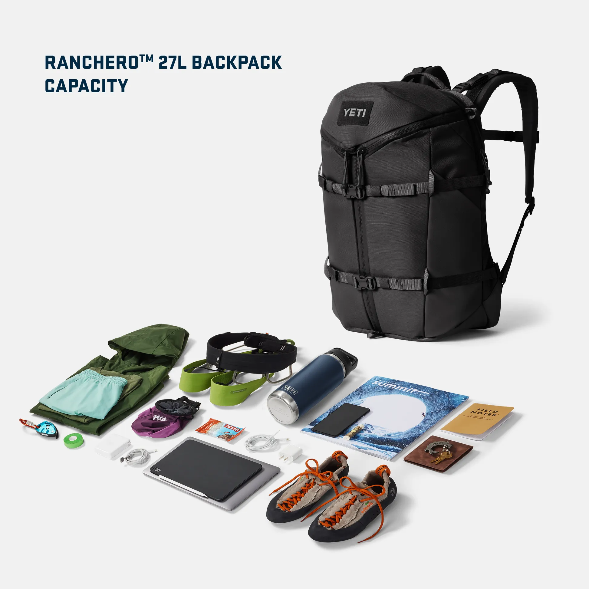 YETI Ranchero Backpack 27L - Black - Image 13