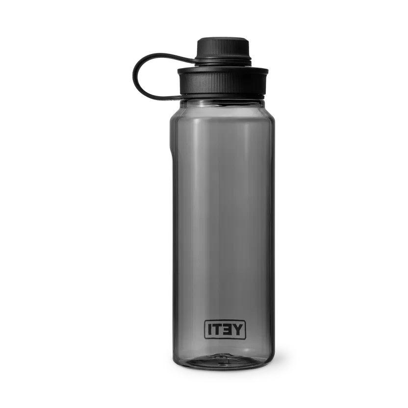 YETI Yonder 36 OZ  1 L  Bottle With Tether Cap - Charcoal - Image 2