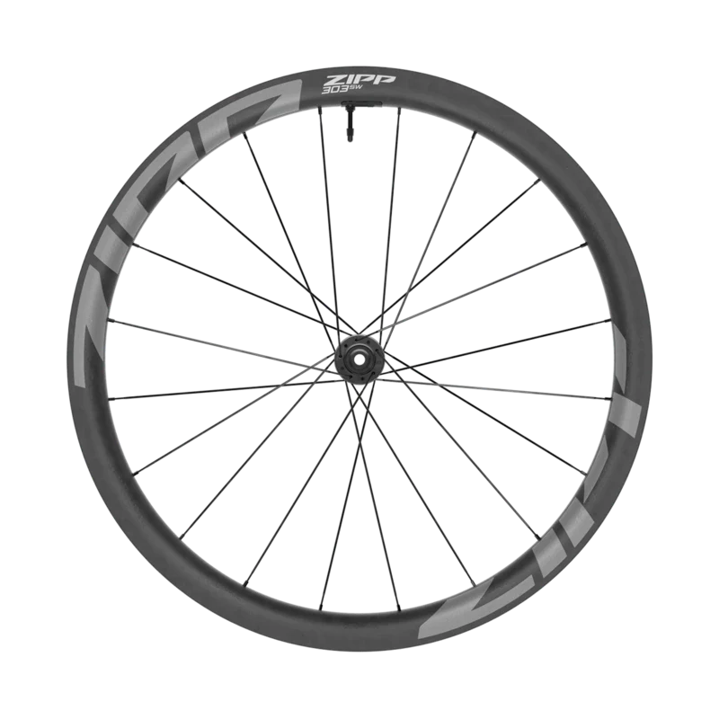ZIPP Wheelset 303 SW Sensor AXS Tubeless Disc Front Wheel - Carbon Black