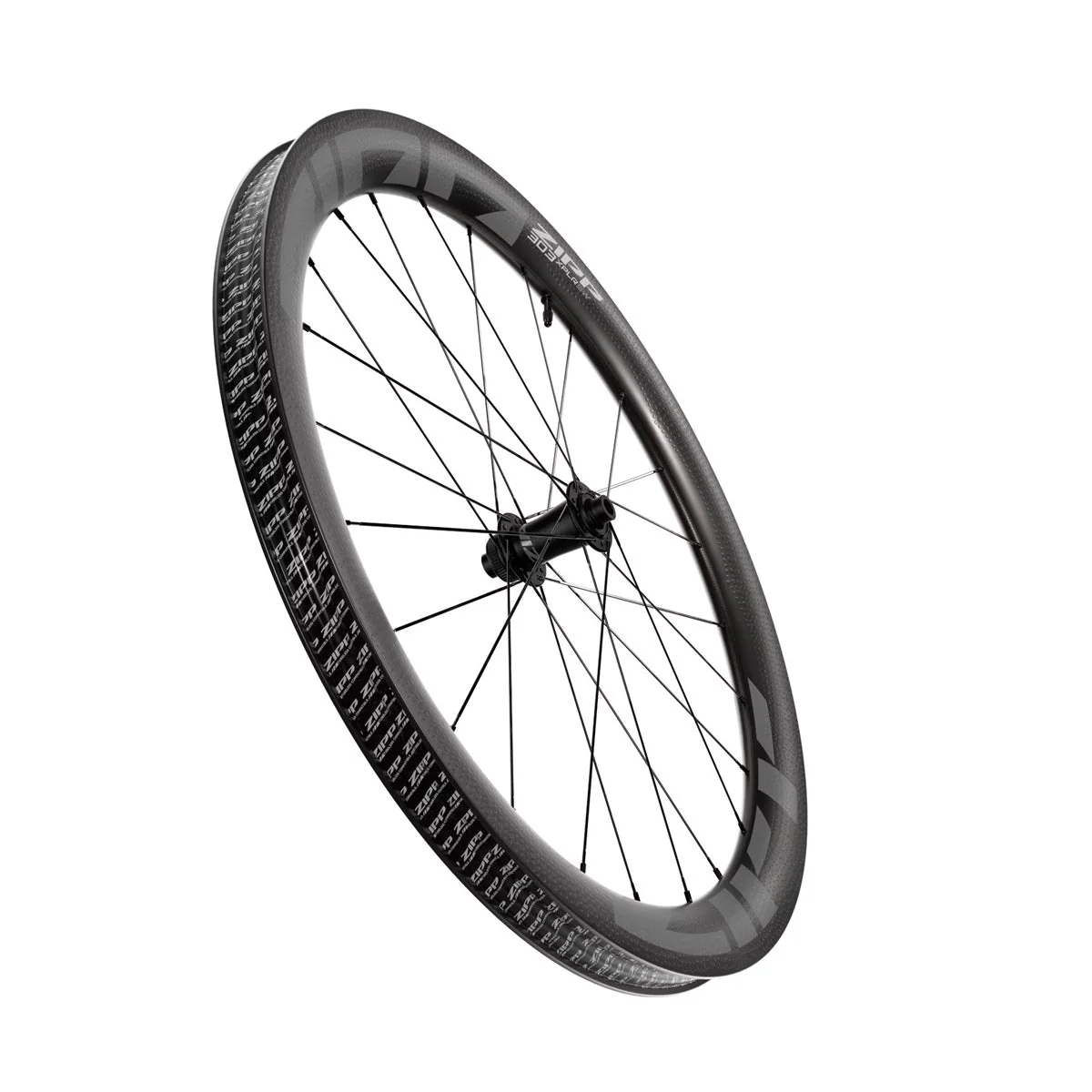 ZIPP Wheelset 303 XPLR SW Tubeless Disc Front Wheel - Carbon Black - Image 2